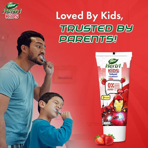 Dabur Herb'l Kids Iron Man Toothpaste